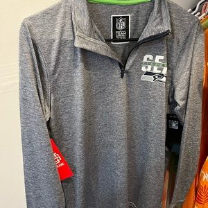 Seahawks 3/4 zip size 18/20 NWT